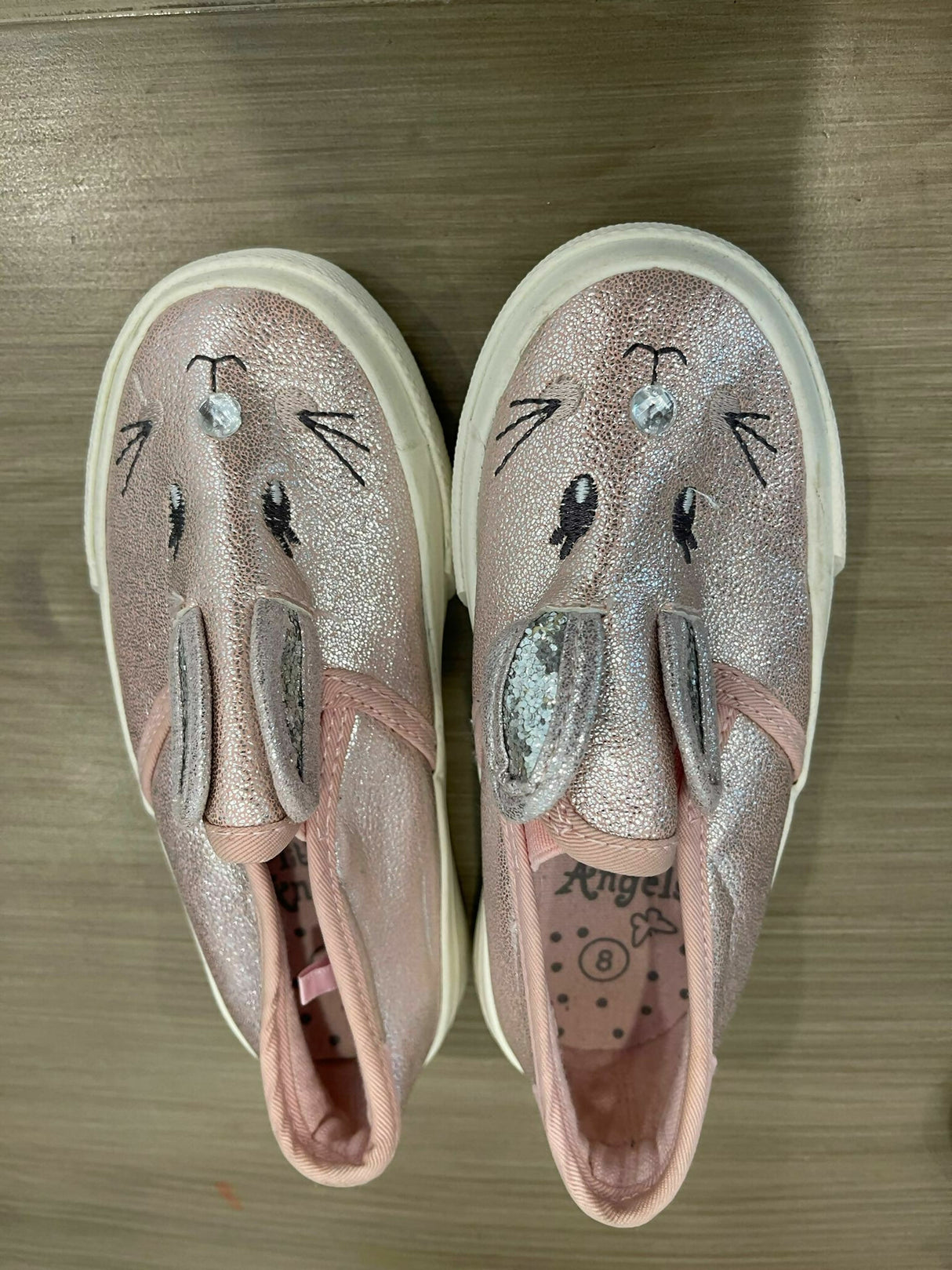 Pink Bunny Shoes | Girls Shoes | Size: 8 | Preloved