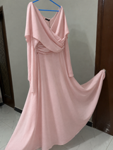 MATAISH | Western Style Maxi | Women Frocks & Maxis | Baby Pink | Large | Brand New