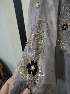 Adda Work Embroided Suit | Women Locally Made Formals | Medium | Worn Once