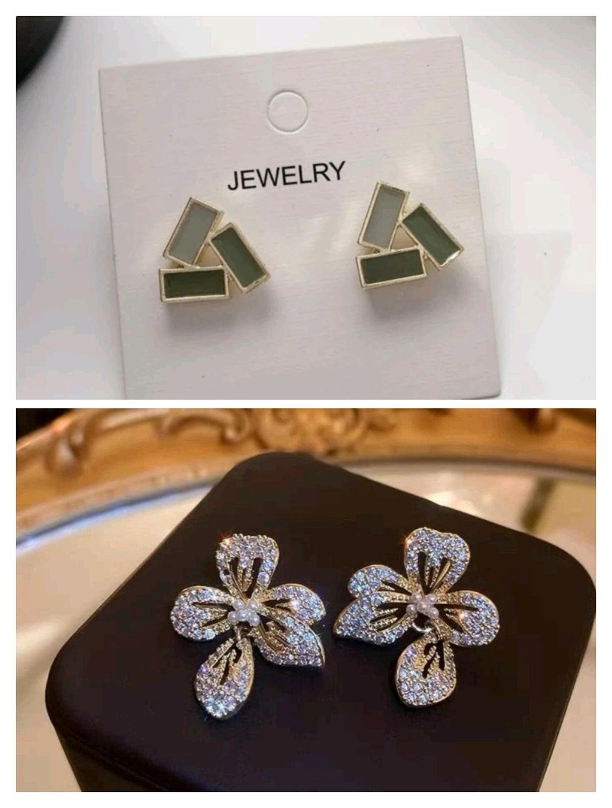 Pack of 2 Pairs of Earrings (316-401) | Women Jewelry | Earrings | Size: 2cm×2cm | New