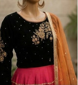 Pink Anarkali Frock | Women Frocks & Maxis | Medium | Worn Once