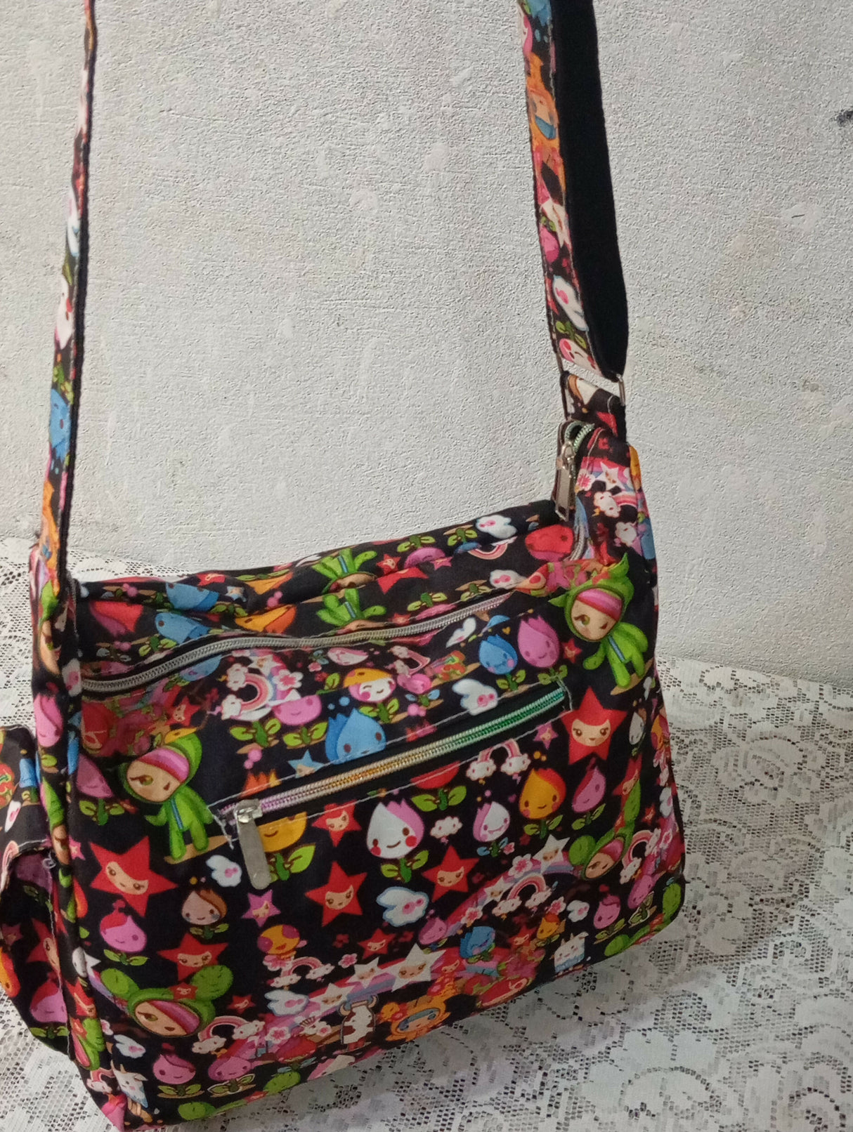 Multicolour Cross Body Bag | Women Bags | Size: 17x13 | New