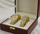 Round Stone Leaf Bangle Set-00019 | Women Jewelry | Bangles/Bracelets | Brand New