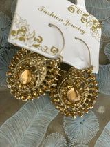 Golden Jhumkas | Women Jewelry | Small | New