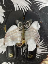 ECS | Women Shoes | Sandals & Flats | Size: 41 | Golden | Brand New