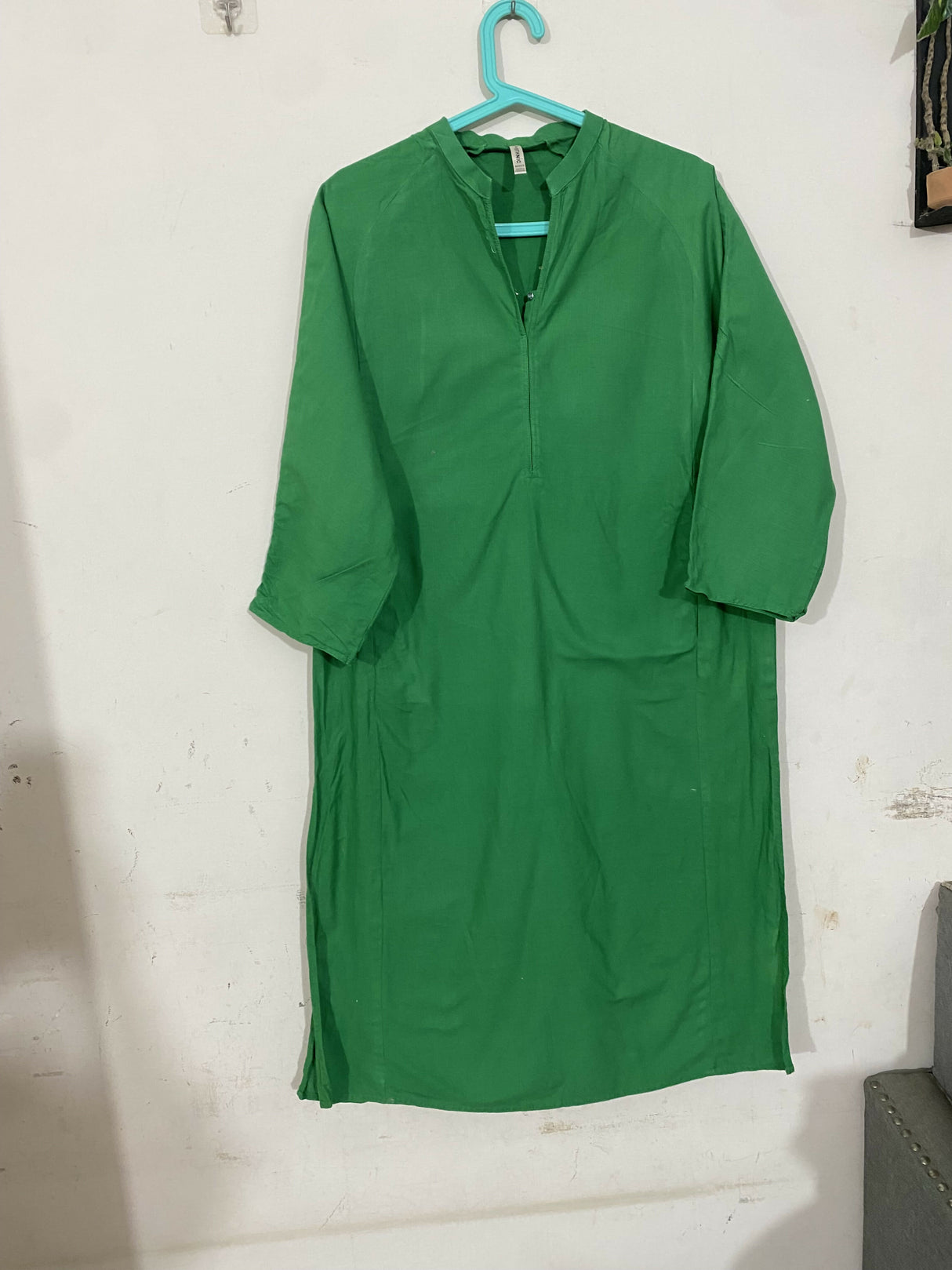 Ethnc Khadar 2 Pcs | Women Branded Kurta | Medium | Preloved