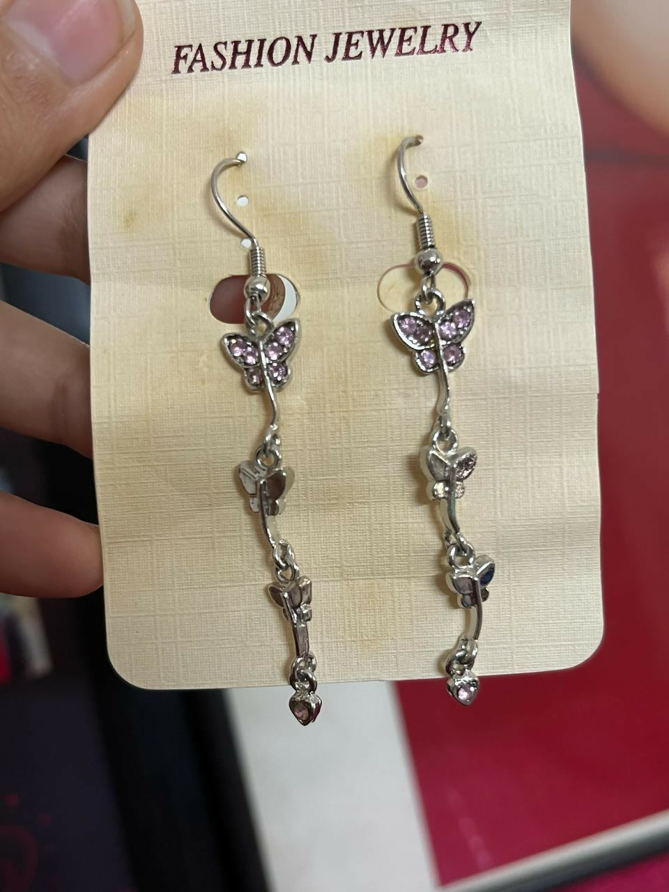 LUSH | Silver Long Earrings | Women Jewelry | Medium | New