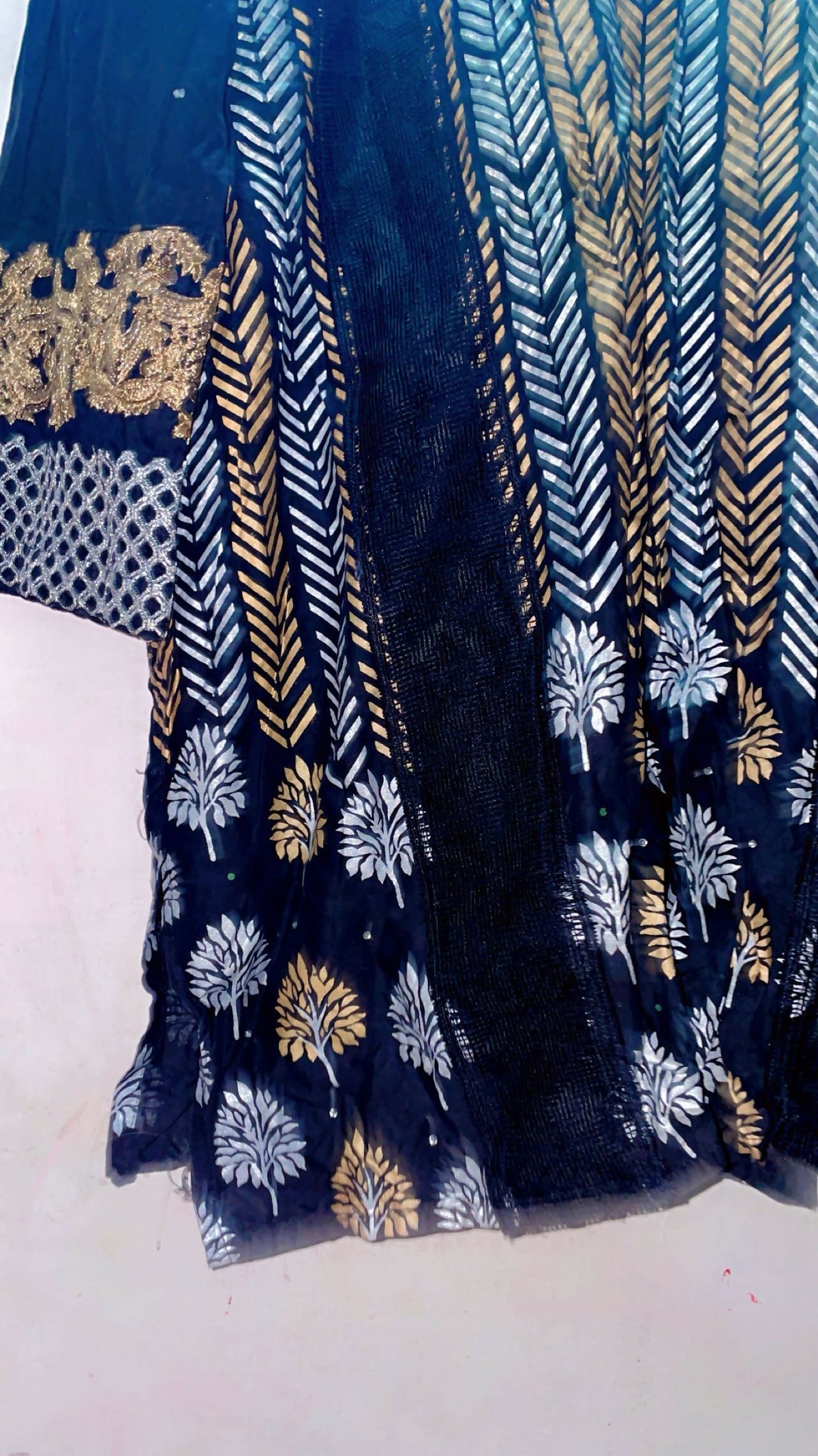 Black Embroidered | Women Branded Kurta | Large | Preloved