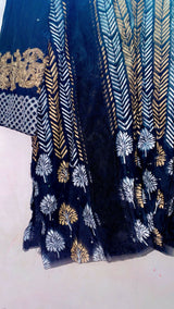 Black Embroidered | Women Branded Kurta | Large | Preloved