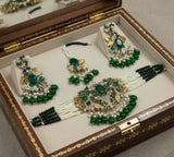 Oval/Flower Pearl Drop Choker Set-00261 | Women Jewelry | Wedding Jewelry & Sets | Brand New