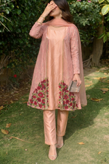 3PC Fancy Dress | Women Locally Made Formals | Large | Preloved