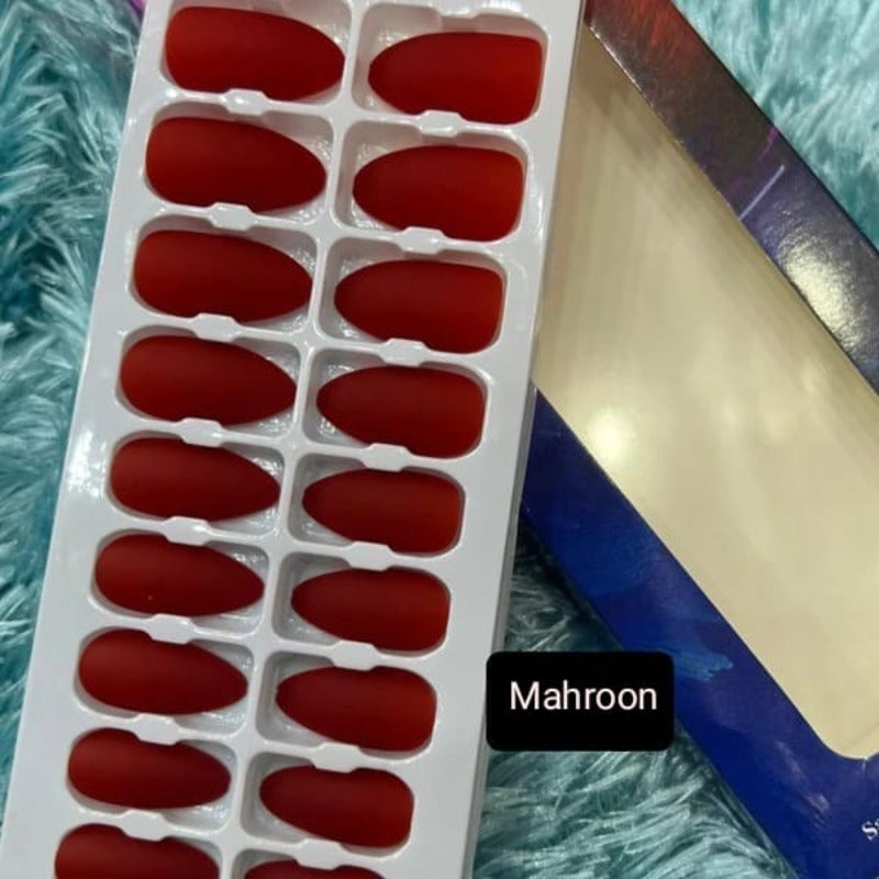 Buy Miss Rose Matte Stick On Nails in Pakistan