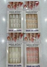 Buy Missrose Stick on French Nails Pack  (NEW) in Pakistan