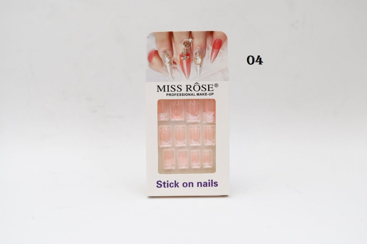 Buy Missrose Stick on French Nails Pack  (NEW) in Pakistan