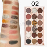 Buy Miss Rose 12 color eyeshadow and 6 color glitter palette (12+6) in Pakistan