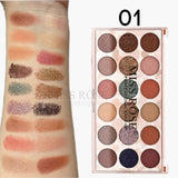 Buy Miss Rose 12 color eyeshadow and 6 color glitter palette (12+6) in Pakistan