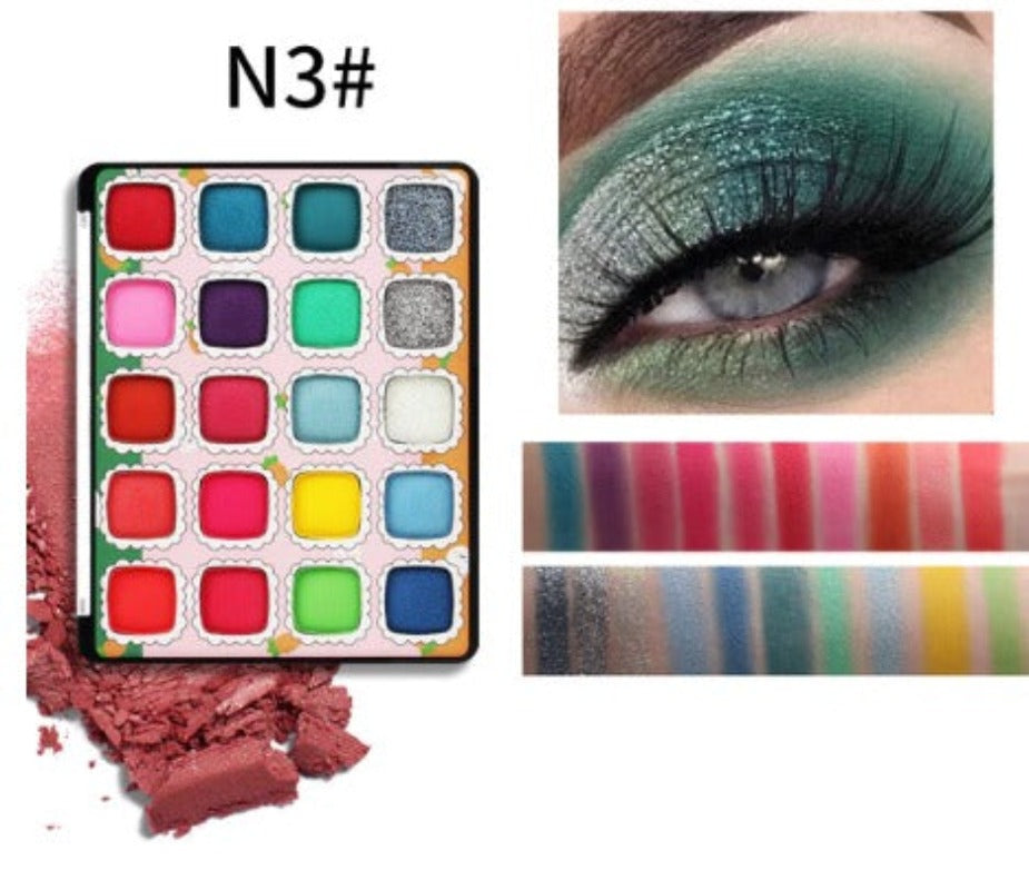 Buy Miss Rose 20 color eye shadow in Pakistan