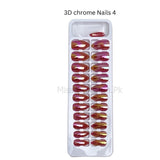 Buy Miss Rose 3d chrome nails. in Pakistan