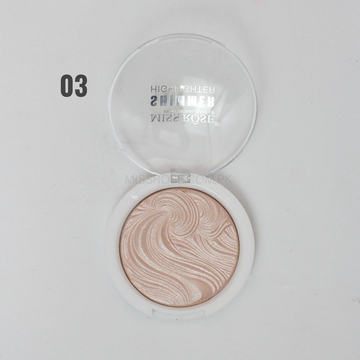 Buy Missrose shimmer highlighter (white) in Pakistan