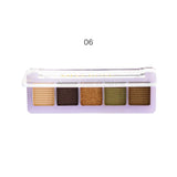 Buy Missrose 5 color soft glam eye palette in Pakistan