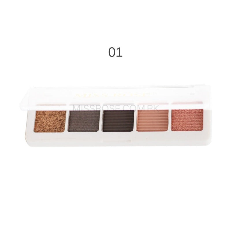 Buy Missrose 5 color soft glam eye palette in Pakistan