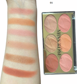Buy Miss Rose 6 color blush (new) in Pakistan