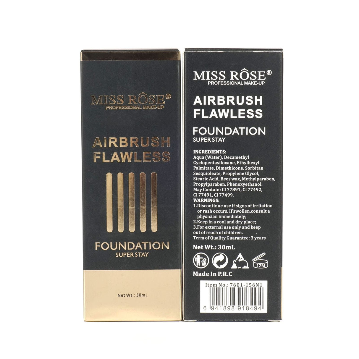 Buy Missrose AirBrush Flawless Foundation in Pakistan