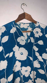 Blue Shirt | Women Locally Made Kurta | Medium | Worn Once