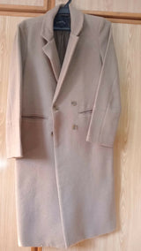 Long Coat | Women Sweaters & Jackets | Beige | Small | Worn Once