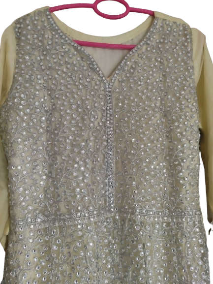 Lemon Yellow Maxi | Women Frocks & Maxis | Small | Preloved