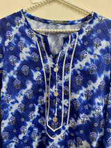 Zellbury | Women Branded Kurta | Blue | Small | Worn Once