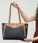 Verona Contrast Tote Bag (00067-00068) | Women Bags | Large | Brand New