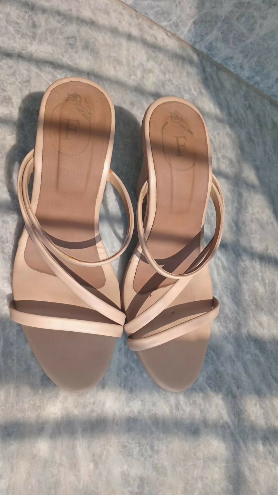 Beige Heels | Women Shoes | Heels | Size:8 | Worn Once