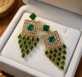 Square Tear Drop Earrings-00147 | Women Jewelry | Earrings | Brand New