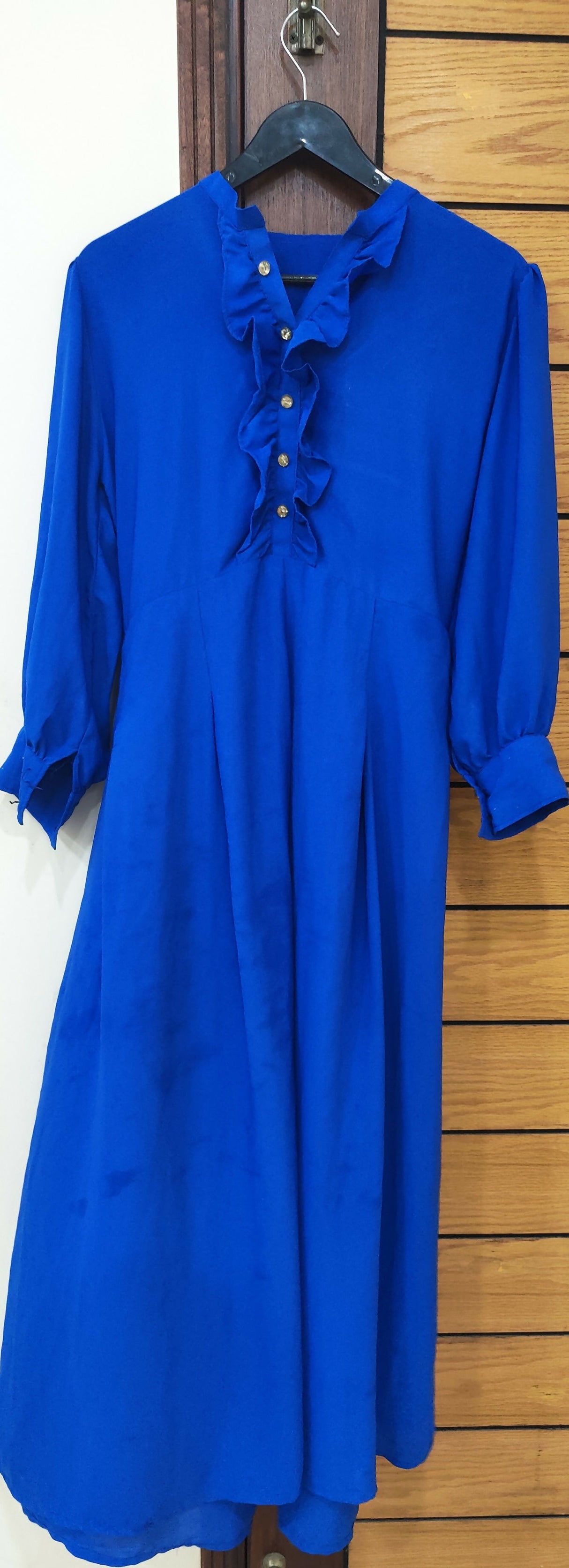 Blue Maxi | Women Frocks & Maxis | Medium | Preloved