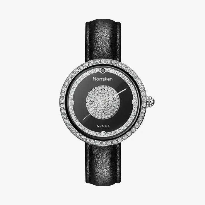 Oriflame | Norrsken Black Sparkling Watch | Women Accessories | Brand New