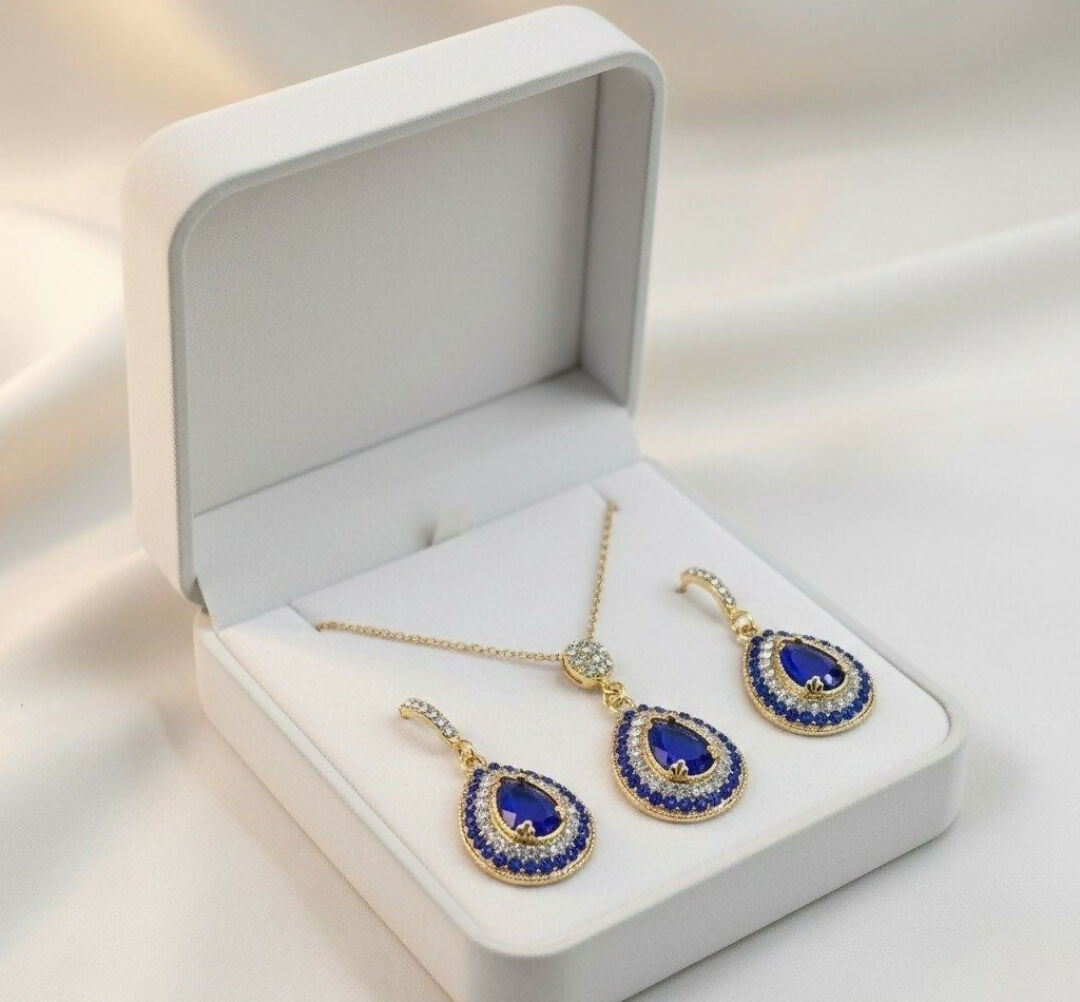 Tear Drop Pedant Set-00257 | Women Jewelry | Necklaces & Pendants | Casual jewelry sets | Brand New