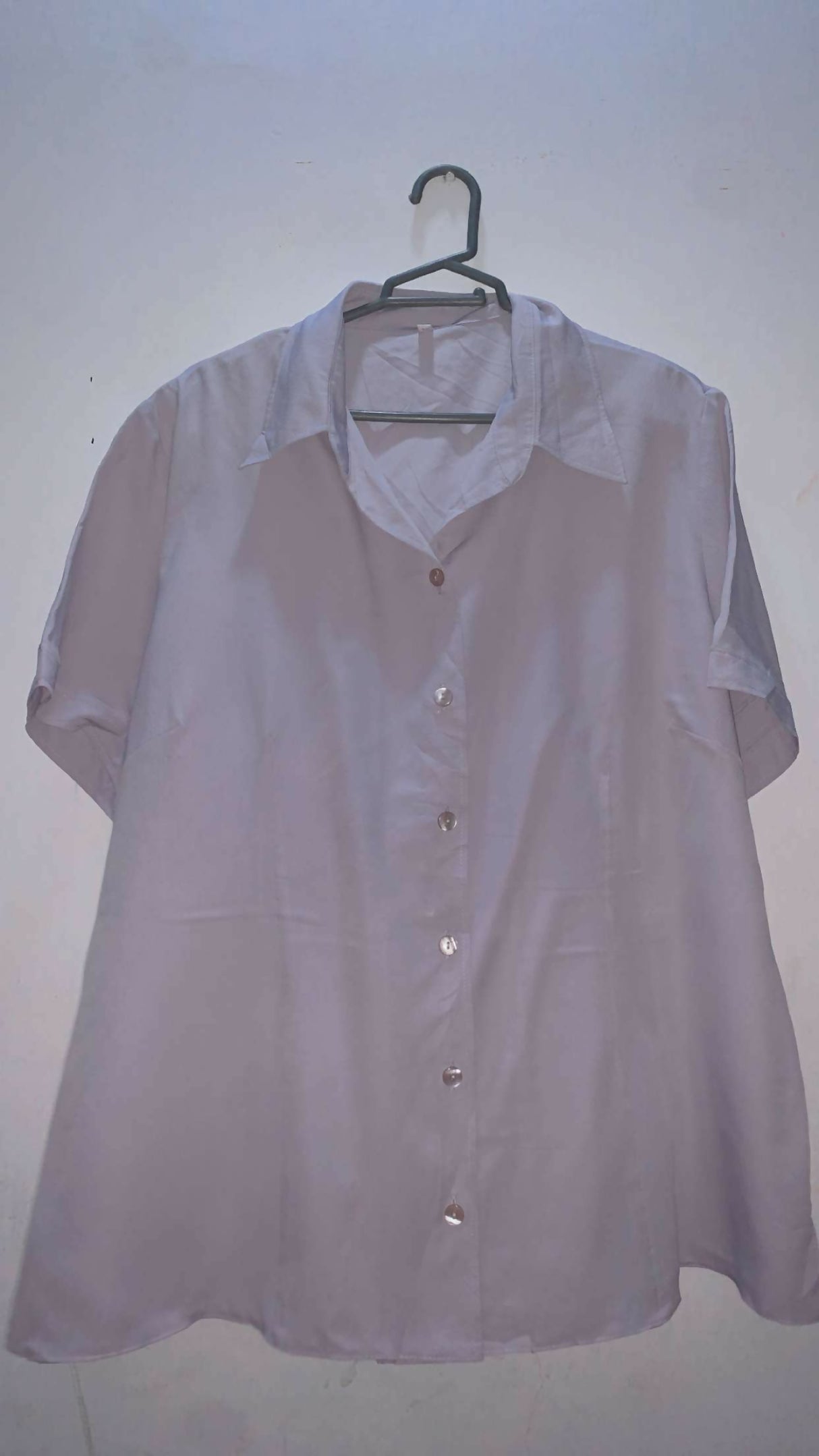 Lavender / Cold Grey Stylish Western Top | Women Tops & Shirts | Large | Preloved | pinteresty western down button shirt