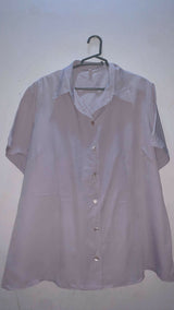 Lavender / Cold Grey Stylish Western Top | Women Tops & Shirts | Large | Preloved | pinteresty western down button shirt