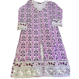 Embroided lawn 3Pcs | Women Locally Made Kurta | Medium | Purple | Brand New