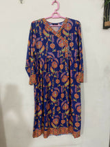 Rang Ja | Women Branded Kurta | Blue | Large | Preloved