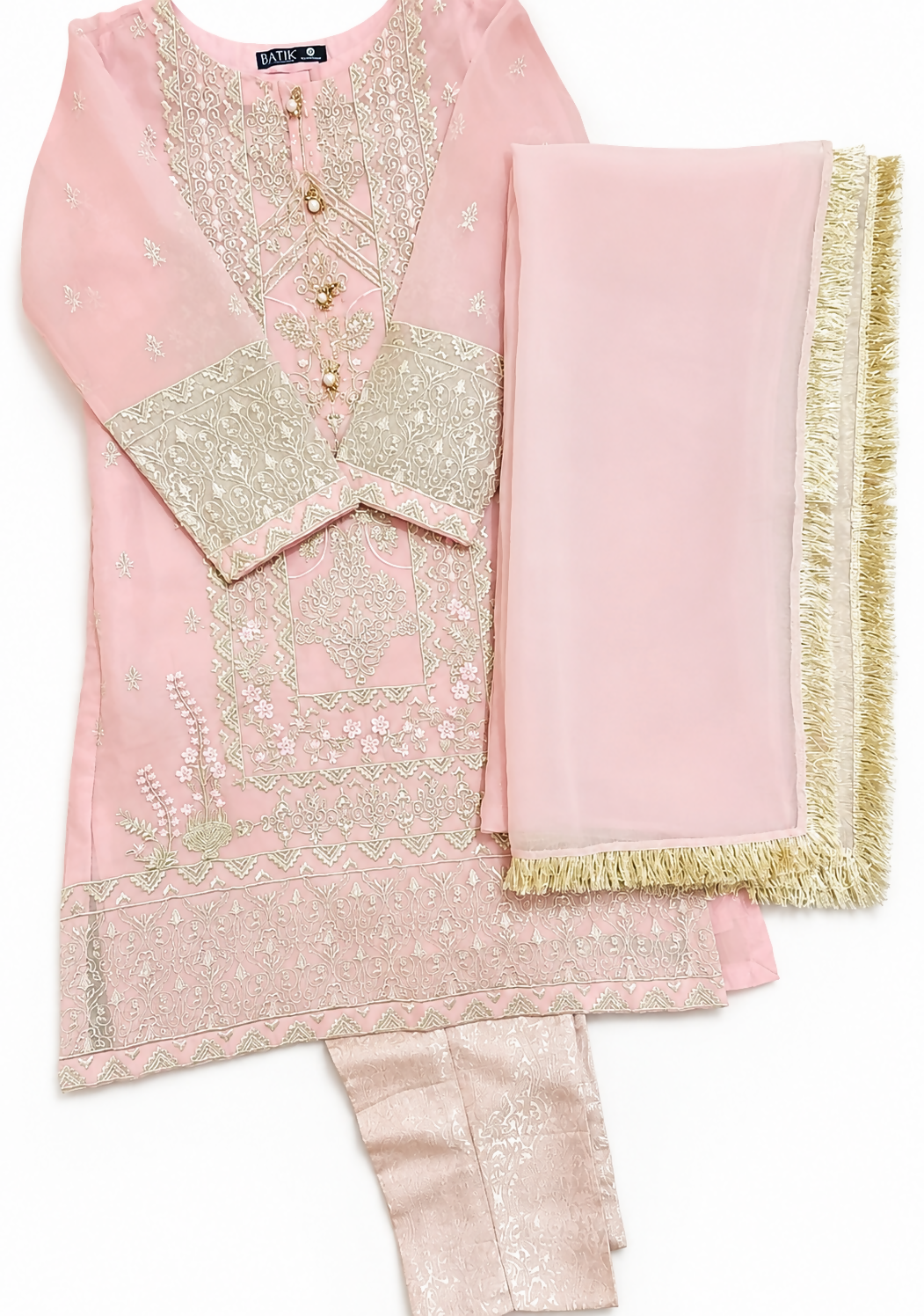 Batik | Women Branded Formals | Medium | Pink | Preloved