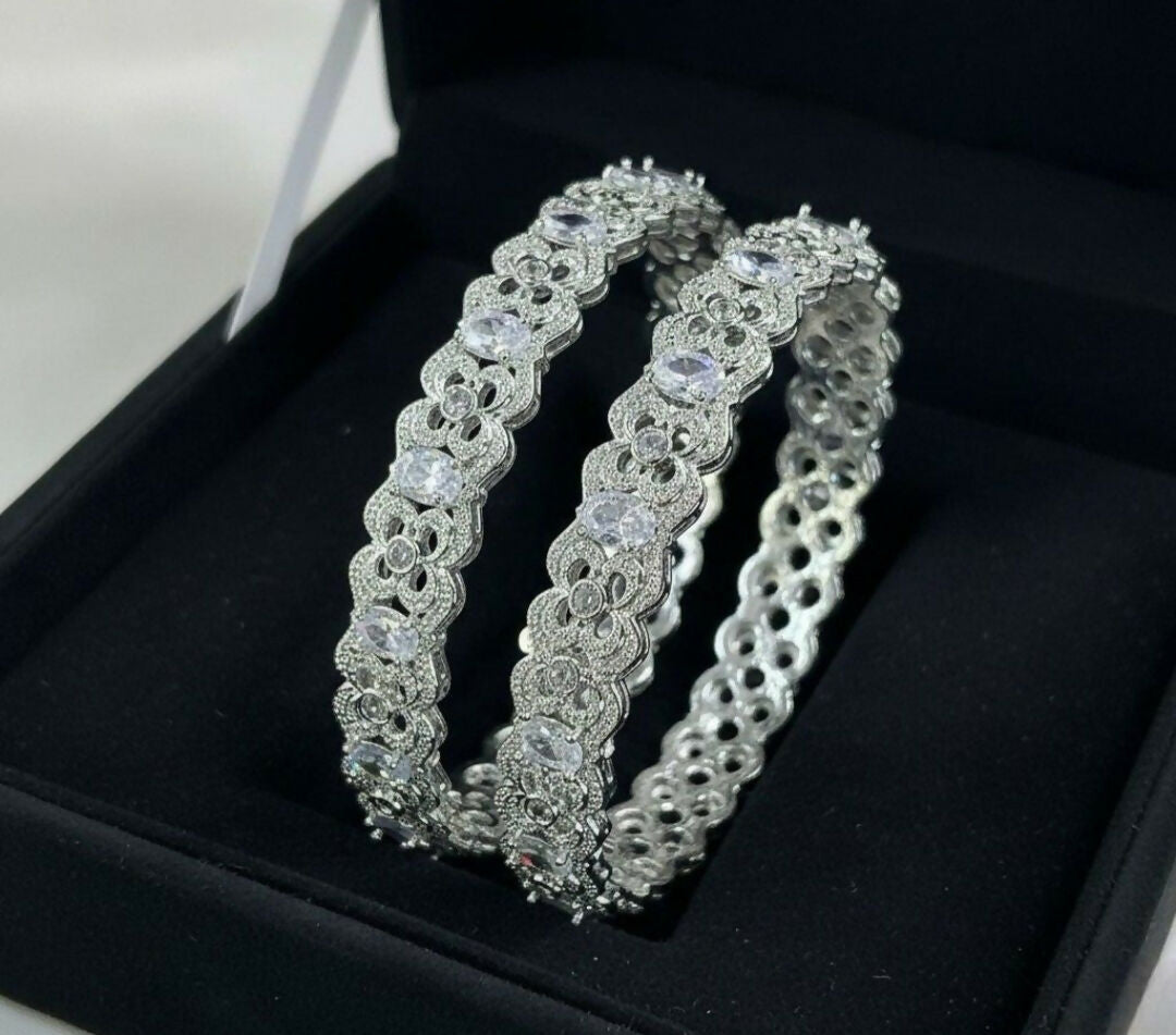 Oval Stone Bangle Set-00013 | Women Jewelry | Bangles/Bracelets | Brand New