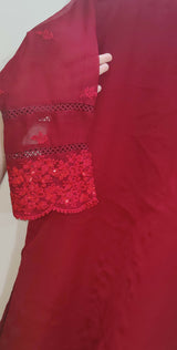 Maroon 3Pcs | Women Locally Made Formals | Large | Worn Once