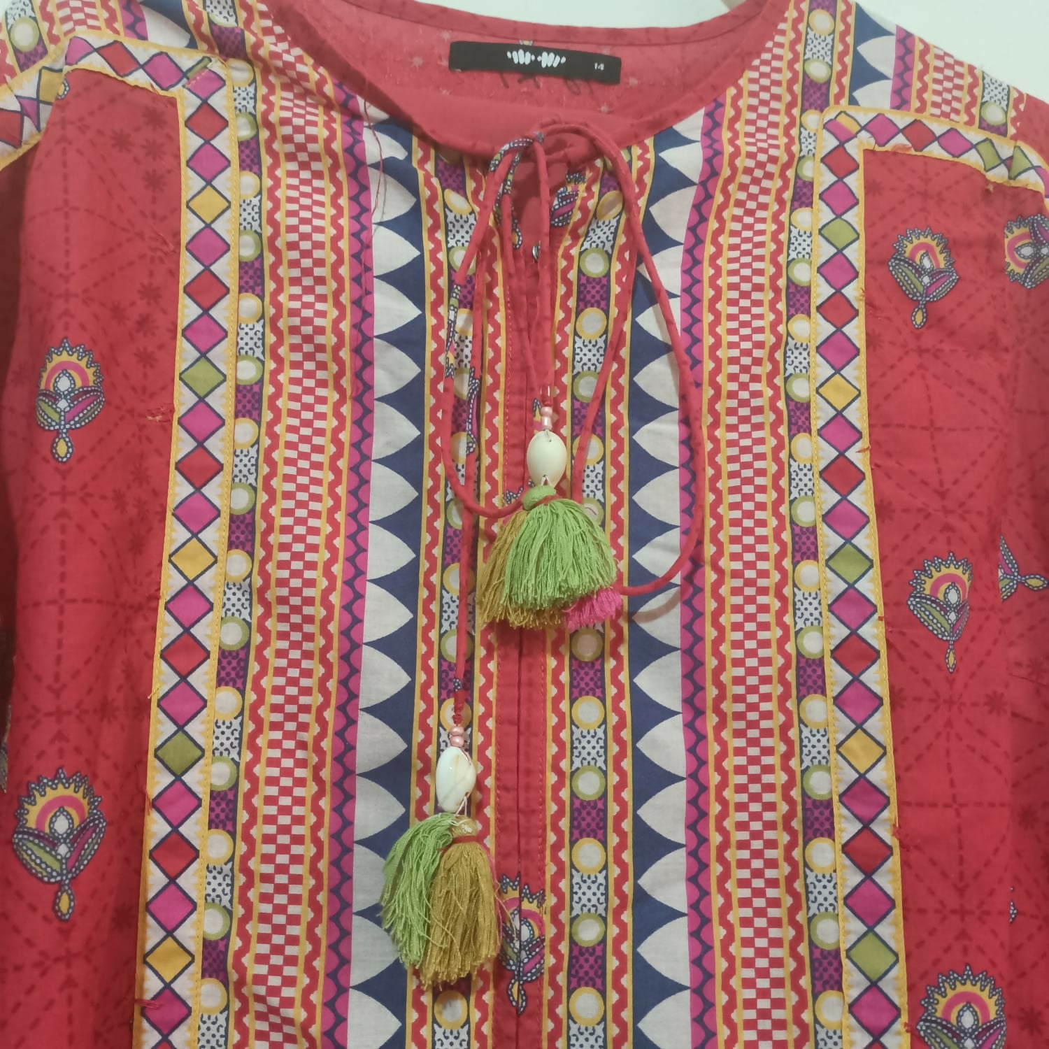 Khaadi | Women Branded Kurta With Pajama | Large | Preloved
