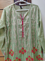 Embroidered Beautiful Kurta | Women Locally Made Kurta | Medium | Worn Once