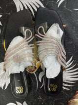 ECS | Women Shoes | Sandals & Flats | Size: 41 | Golden | Brand New