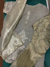 Grey Kurti | Kids | Girls Shalwar Kameez | 3 to 4 Yrs | New