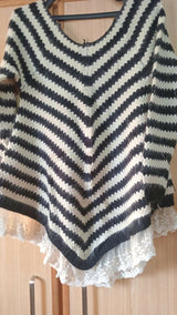 Black & White Sweater | Women Sweaters & Jackets | Small | Worn Once