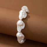 Irregular Pearl Chain Bracelet | Women Jewerly | Bangles/Bracelets | White | Brand New